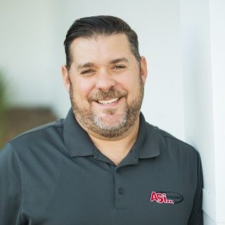 Dustin DAmato from ASi-Networks in a grey polo shirt